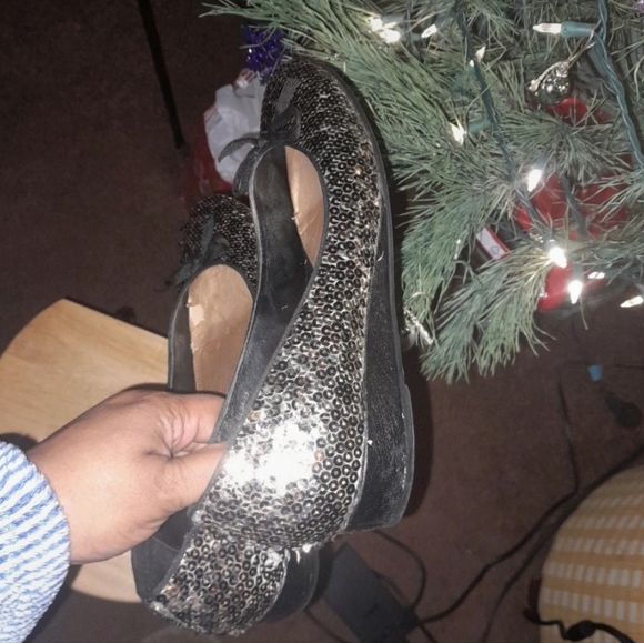 Pre-loved Sequence leopard print shoes - Picture 6 of 7